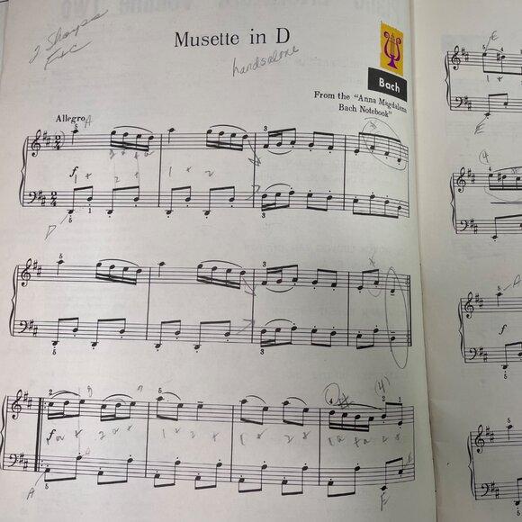 Piano Literature Sheet Music Volume Two Jane Smisor Bastien 1966 Vintage u - Picture 7 of 10